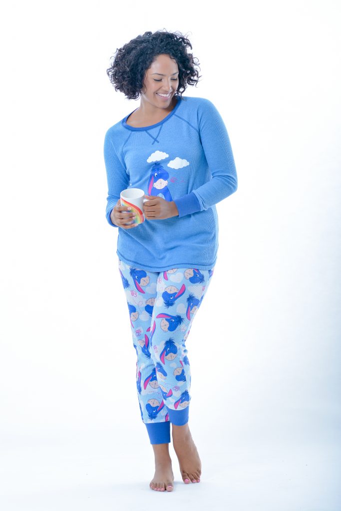 Eeyore Adult Thermal Pajamas