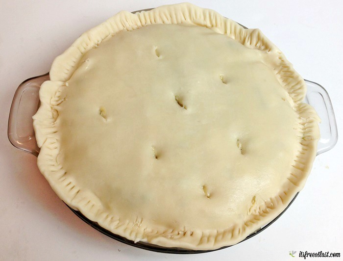 Homemade Chicken Pot Pie process