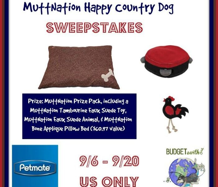 MuttNation Happy Country Dog Prize Pack ($60.97 arv) Giveaway!