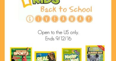 National Geographic Back to School Prize Pack Giveaway
