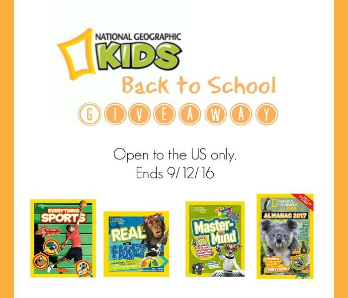 National Geographic Back to School Prize Pack Giveaway