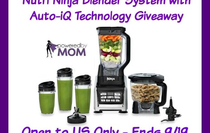 Nutri Ninja Blender System with Auto-iQ Technology ($200 value) Giveaway!