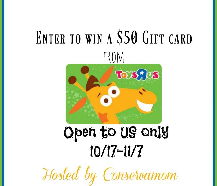 $50 Toys R US Gift Card Giveaway
