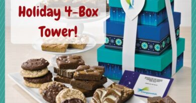 Win a Custom Holiday 4-Box Tower of Brownie Treats!