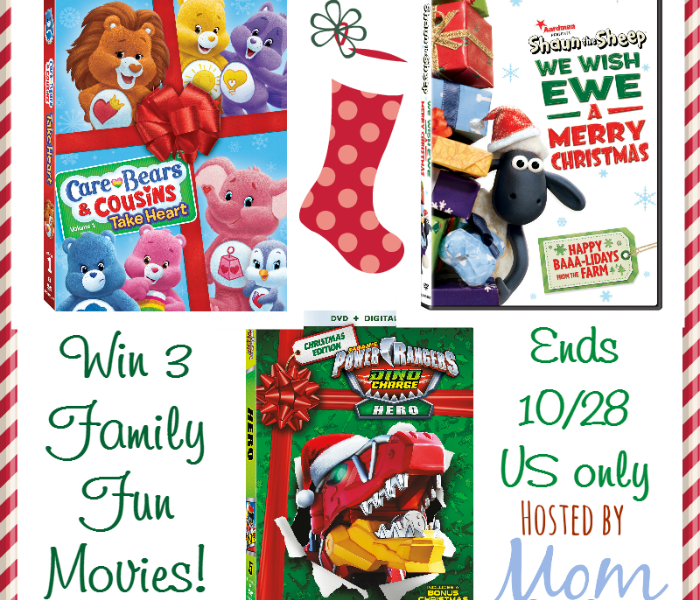 3 Family Fun Movies Giveaway