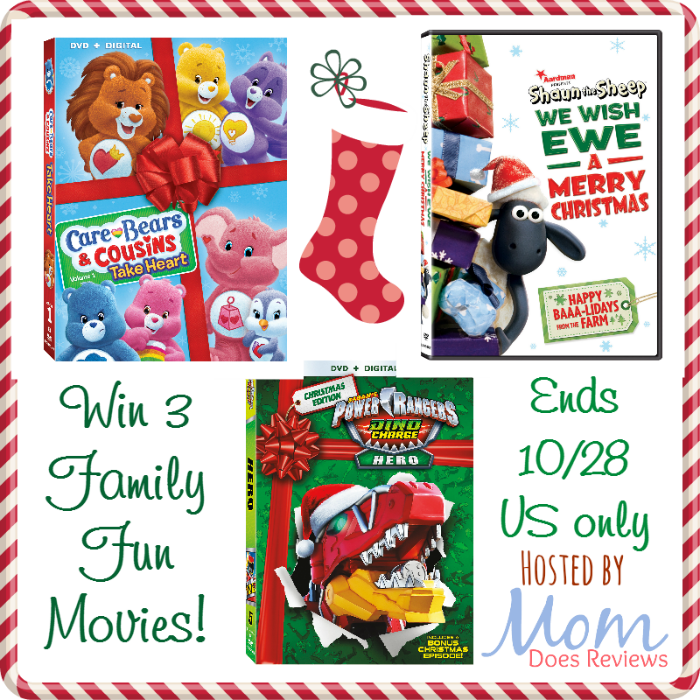 3 Family Fun Movies Giveaway