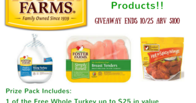Foster Farms Prize Pack giveaway button