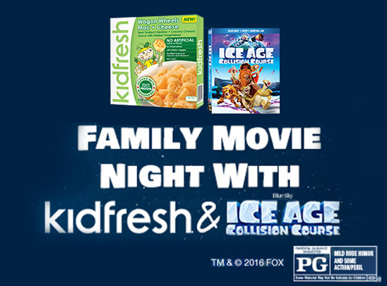 Kidfresh Ice Age Family Movie Night