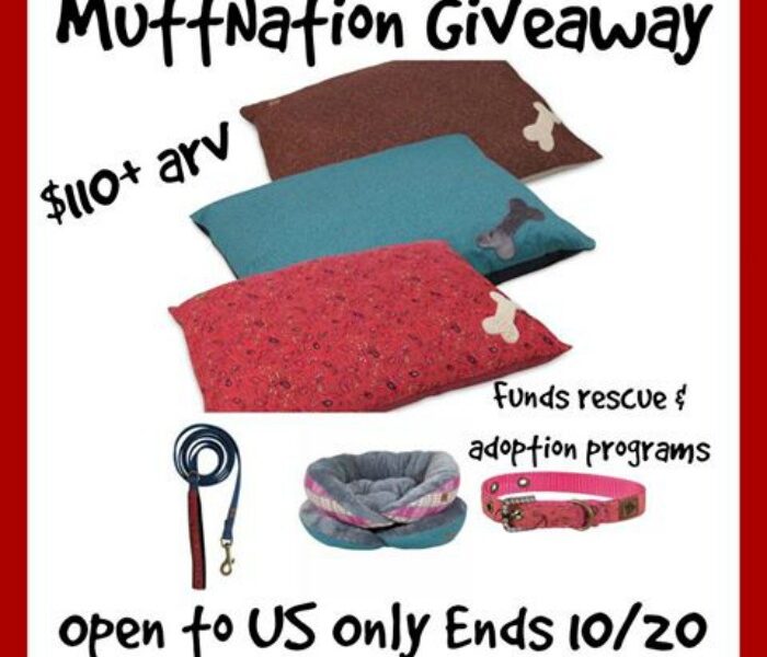 #Win a super cute and fun MuttNation Prize Pack (arv $110) for your pup! - ends 10/20 US Only