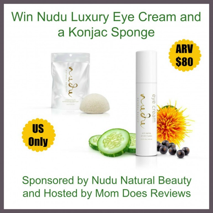 Nudu Luxury Eye Cream and a Konjac Sponge Giveaway button