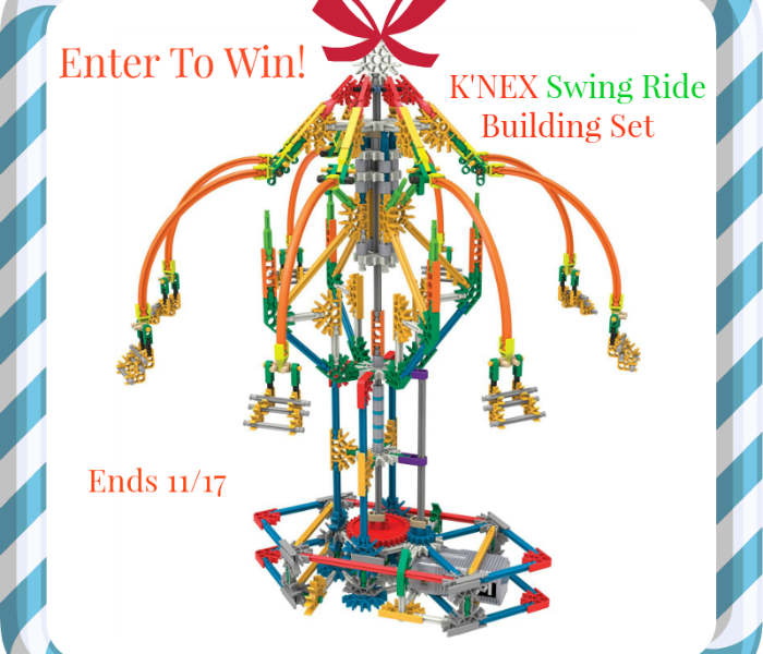 K'NEX Swing Ride Building Set Giveaway