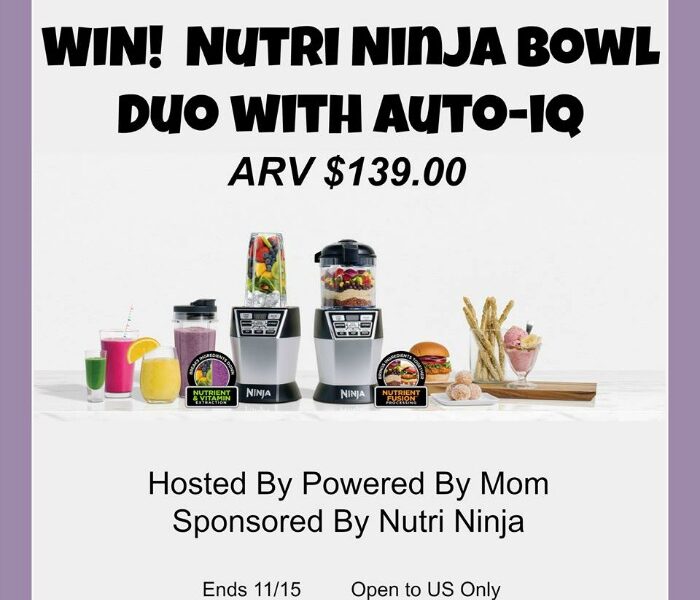 Nutri Ninja Bowl Duo Giveaway