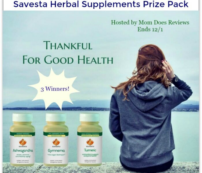 Savesta Herbal Supplements Prize Pack Giveaway