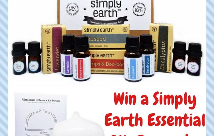 Simply Earth Essential Oils Recipe Box and a Diffuser Giveaway