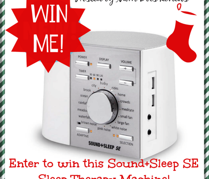Sound+Sleep SE Sleep Therapy Machine giveaway