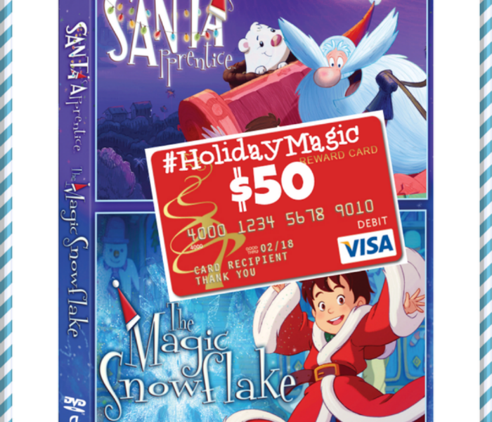 $50 Visa Gift Card & Holiday DVD Double Feature Giveaway