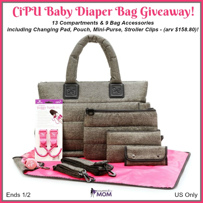 CiPU Baby Diaper Bag Giveaway