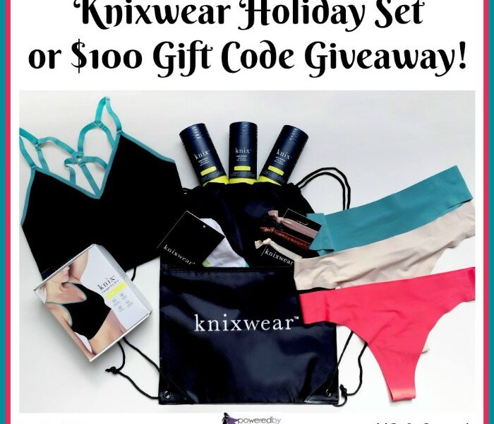 Knixwear Holiday Set or $100 Gift Code Giveaway!