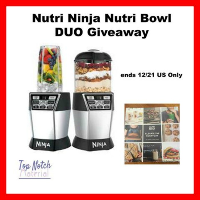 Nutri Ninja Nutri Bowl DUO Giveaway