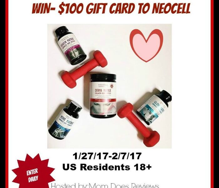 $100 NeoCell Gift Card Giveaway button