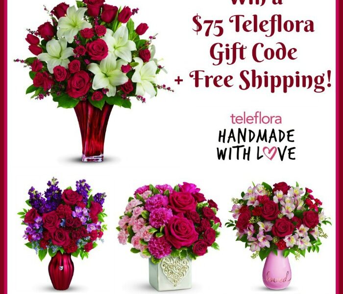 $75 Teleflora Gift Code Giveaway