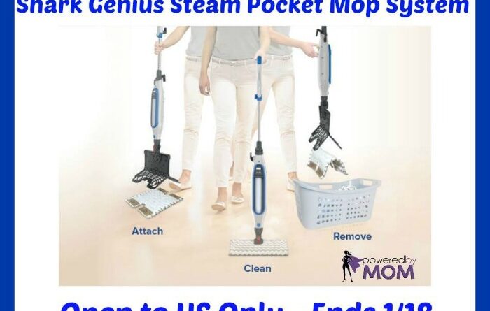 Shark Genius Steam Pocket Mop System giveaway button