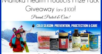 Manuka Health Products Prize Pack (arv $100) Giveaway!