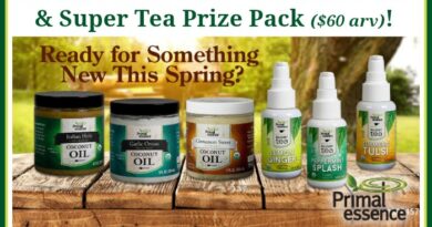 Primal Essence Coconut Oil and Super Tea Prize Pack Giveaway button