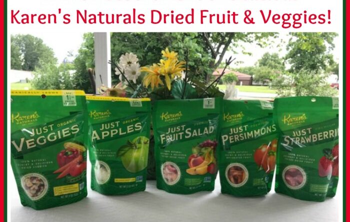 Karen's Naturals Dried Fruit and Veggies Giveaway