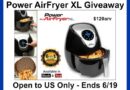 Power Air Fryer Giveaway button
