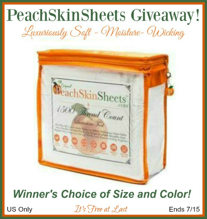 PeachSkinSheets Giveaway button