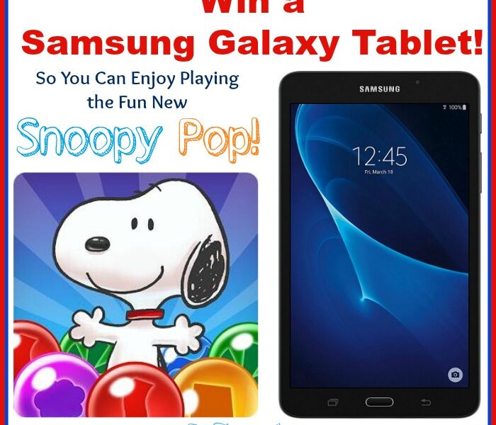 Samsung Galaxy Tablet Giveaway button