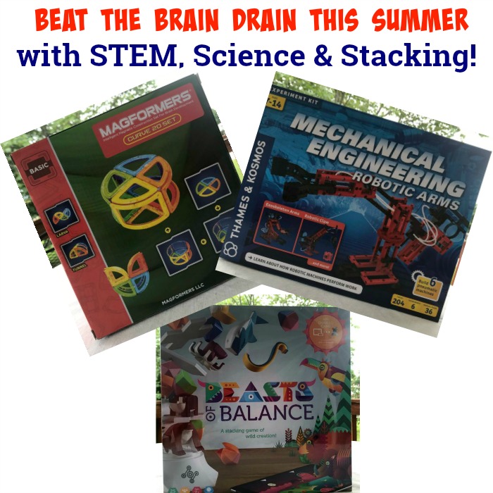 Beat the Brain Drain this Summer with STEM, Science & Stacking