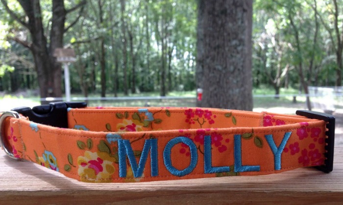 Dog Collar World Custom Embroidered Dog Collars