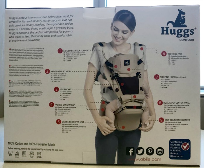 Abiie huggs baby carrier hotsell hip seat