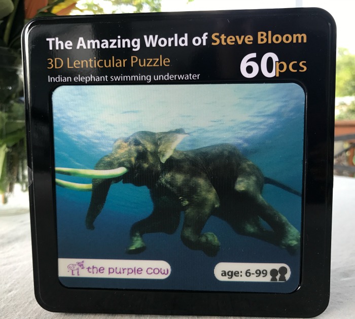 The Amazing World of Steve Bloom 3D Lenticular Puzzle - All Things Elephant for Kids