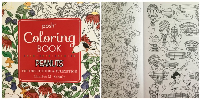 Posh Adult Coloring Book: Peanuts for Inspiration  