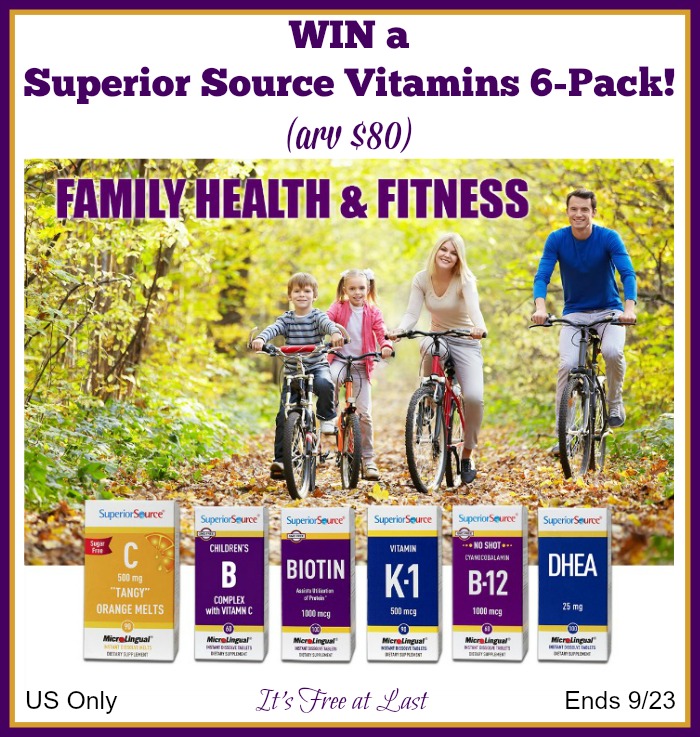 Superior Source Vitamin Giveaway button