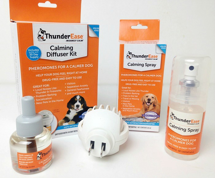 Thunderease Dog Diffuser Kit and Claming Spray