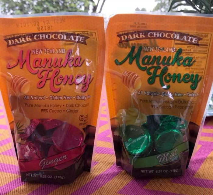 Manuka Honey Dark Chocolate Ginger and Mint