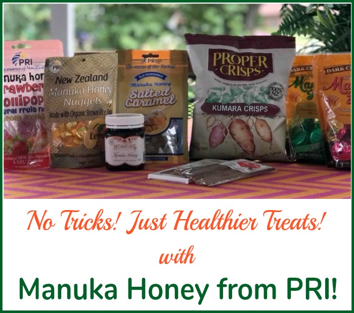 No Tricks! Just Healthier Treats with PRI's Manuka Honey Treats! #ManukaHealth #ShopPRI