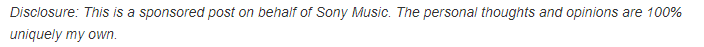 Sony Music disclosure