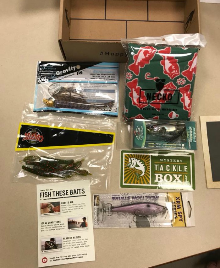 Mystery Tackle Box Gives the Gift of Surprises Each Month for your Fishing  Fanatic - It's Free At Last