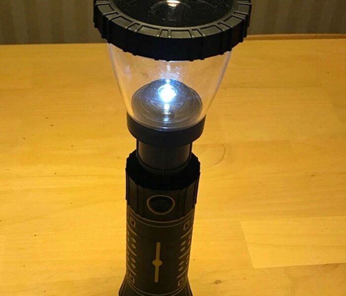 HydraLight - The Flashlight that Runs on Water Charge