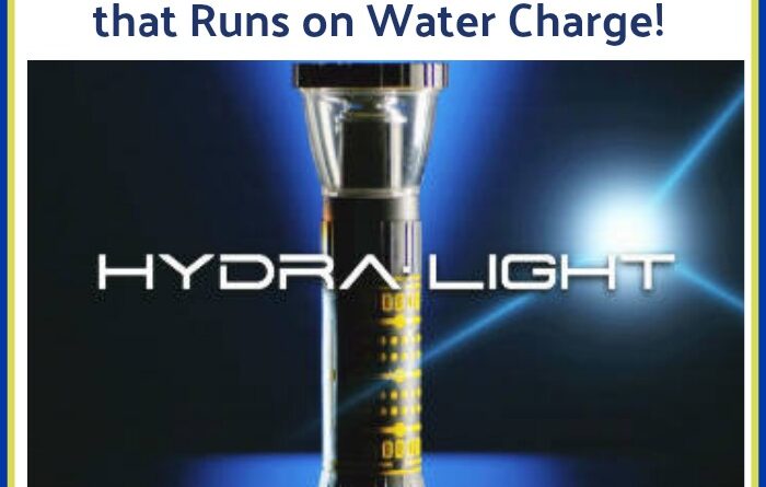 Win a Hydralight Flashlight that Runs on Water! 