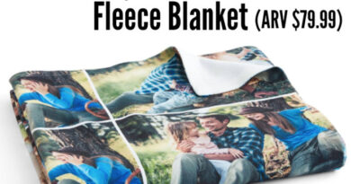 Collage.com fleece blanket
