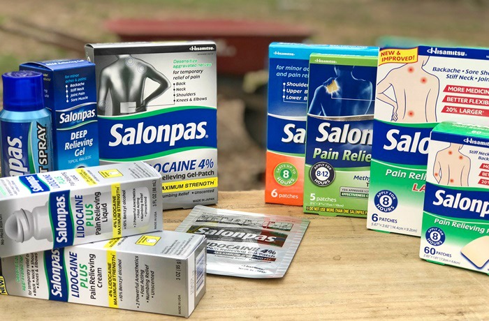 Salonpas Pain Relieving Patches, Gels, and Cream for Targeted Pain Relief