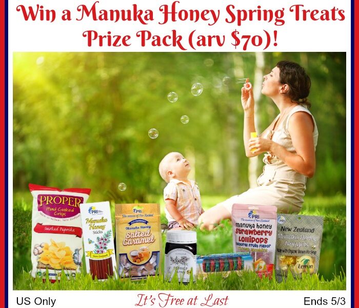Win a Manuka Honey Spring Treats Prize Pack (arv $70) #ManukaHealth #ShopPRI