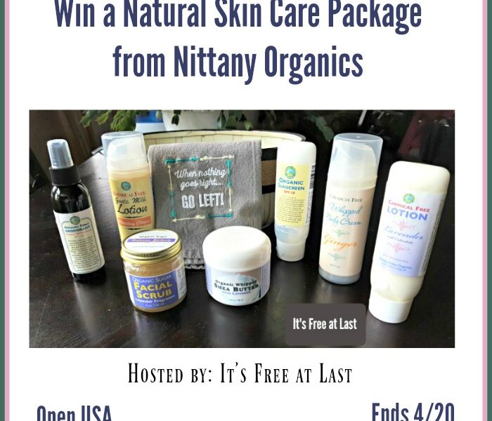 Win a Natural Skin Care Package from Nittany Organics