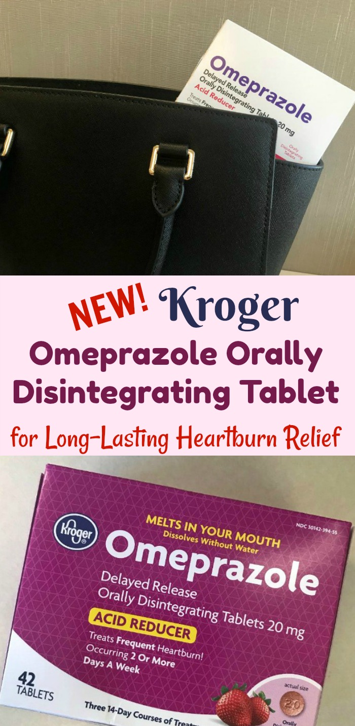 NEW Kroger Omeprazole Orally Disintegrating Tablet for Long-Lasting Heartburn Relief 